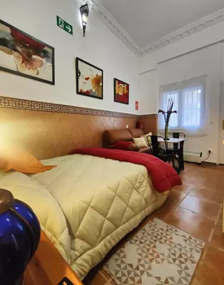 Zona de estar de Estudio El Santo 1