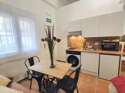 Una cocina o zona de cocina en Estudio El Santo 1