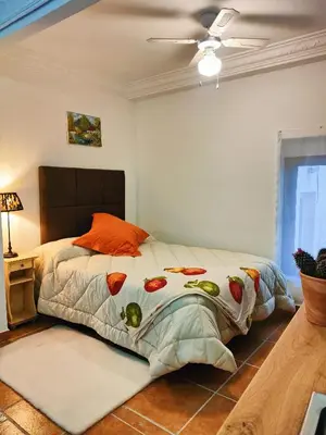 Cama o camas de una habitación en Estudio El Santo 2