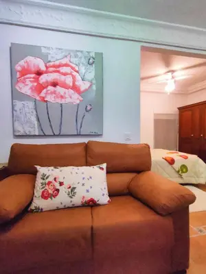 Zona de estar de Estudio El Santo 2