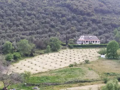 Paisaje cerca de este chalet de montaña