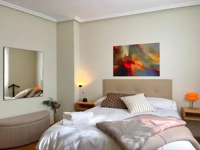 Cama o camas de una habitación en La casa de siempre
