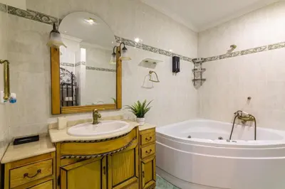 Un baño de La casona de la alberca
