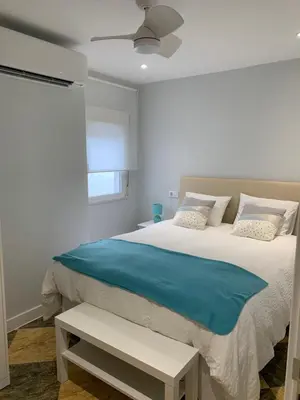 Cama o camas de una habitación en Casa Camino Real a Guadalupe