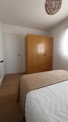 Cama o camas de una habitación en Apartamento Murales de Talavera