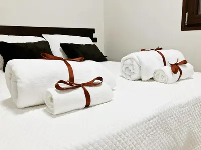 Cama o camas de una habitación en Los Nidos de Nines