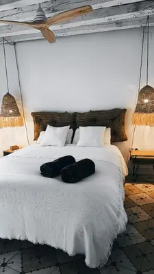 Cama o camas de una habitación en Casa Chía
