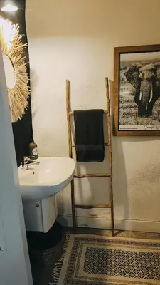 Una televisión o centro de entretenimiento en Casa Chía
