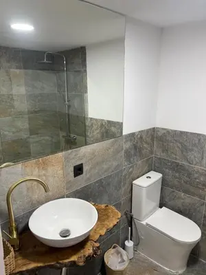 Un baño de Hostal Las Cruceras