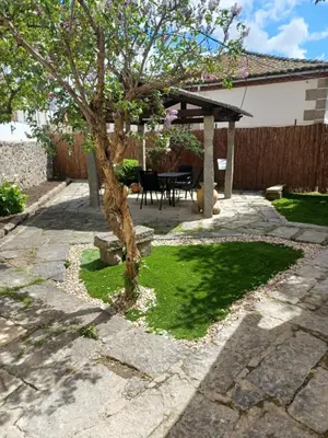 Jardín al aire libre en La casita de Tiane