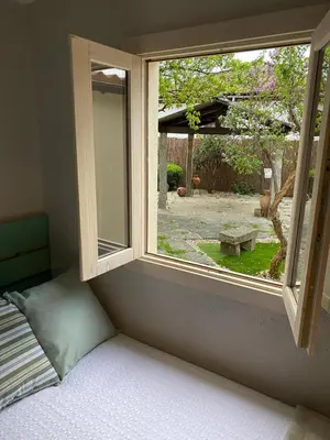 Cama o camas de una habitación en La casita de Tiane