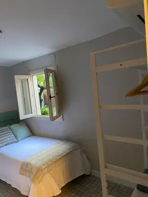 Cama o camas de una habitación en La casita de Tiane