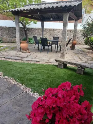 Jardín al aire libre en La casita de Tiane