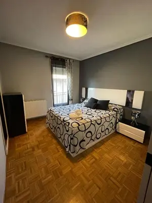 Cama o camas de una habitación en Vivienda turística El Mirador de la Abuela