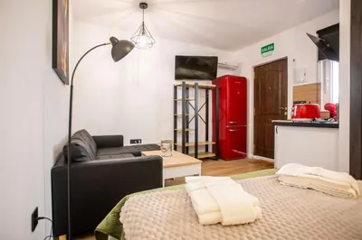 Una cocina o zona de cocina en Apartamento Suite Puerta del Sol II