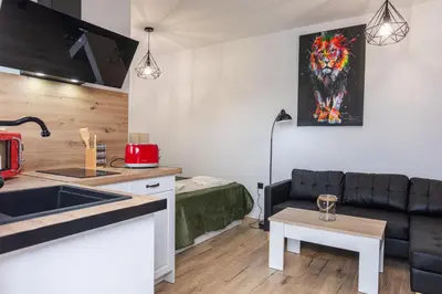 Una cocina o zona de cocina en Apartamento Suite Puerta del Sol II