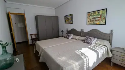 Cama o camas de una habitación en Apartamento El Parral - atelparralcabezuelaes