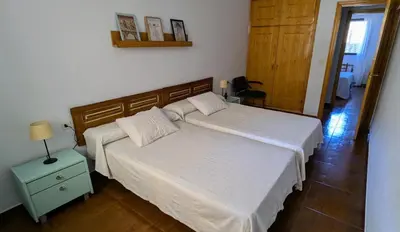 Cama o camas de una habitación en Apartamento El Parral - atelparralcabezuelaes
