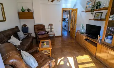 Una televisión o centro de entretenimiento en Apartamento El Parral - atelparralcabezuelaes