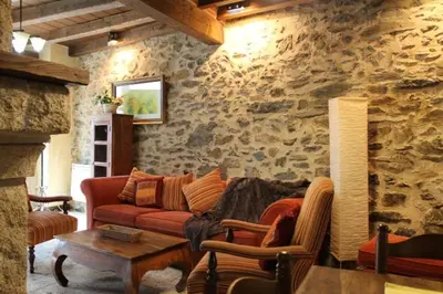 Zona de estar de Cabachuelas I casas rurales