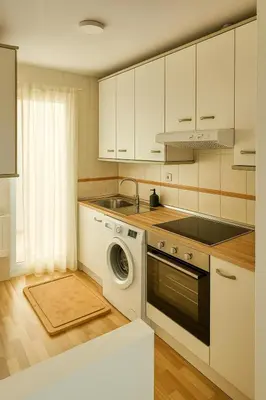 Una cocina o zona de cocina en Apartamento en Sierra de san Vicente dos dormitorios