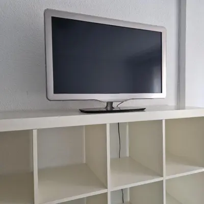 Una televisión o centro de entretenimiento en Piso Amplio en el Centro de Salamanca, TV, WiFi