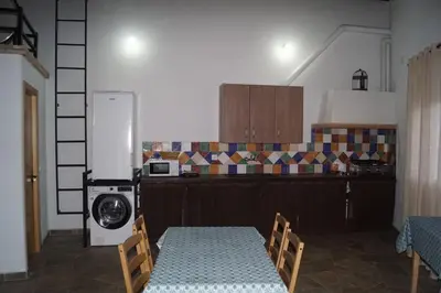 Una cocina o zona de cocina en Apartamento-Estudio 10 de Monfragüe