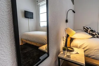 Cama o camas de una habitación en Dulce Home Ávila