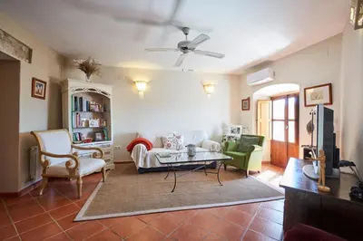 Zona de estar de Casa Jacaranda