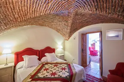 Cama o camas de una habitación en Casa Jacaranda