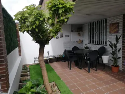 Jardín al aire libre en Apartamento con jardín privado a 10 min del centro de Salamanca