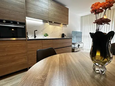 Una cocina o zona de cocina en Bosco Urban - Nuevo, Céntrico y con Parking gratis
