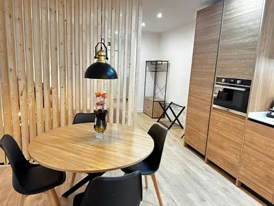 Una cocina o zona de cocina en Bosco Urban - Nuevo, Céntrico y con Parking gratis