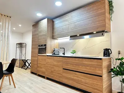 Una cocina o zona de cocina en Bosco Urban - Nuevo, Céntrico y con Parking gratis