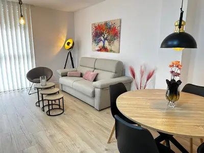 Zona de estar de Bosco Urban - Nuevo, Céntrico y con Parking gratis