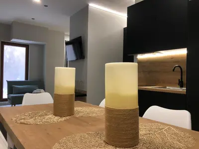 Una televisión o centro de entretenimiento en Apartamento en Salamanca
