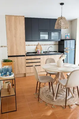 Una cocina o zona de cocina en Apartamentos Eras Centro