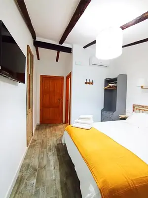 Cama o camas de una habitación en La Calderera