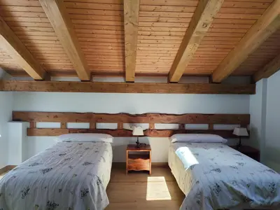 Cama o camas de una habitación en Cumbres y Costumbres de Gredos