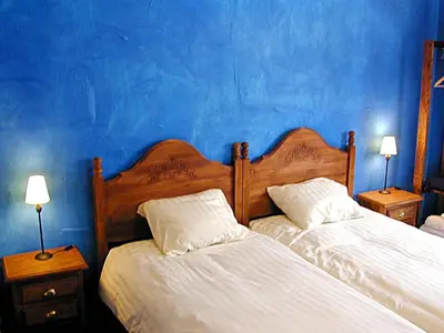 Cama o camas de una habitación en Casa Rural La Tablilla y La Terraza