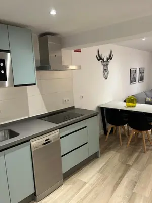 Una cocina o zona de cocina en La casita de la plaza