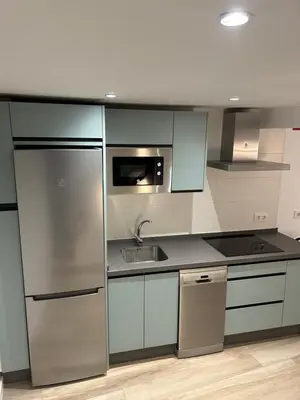 Una cocina o zona de cocina en La casita de la plaza