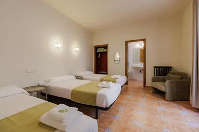 Cama o camas de una habitación en HOTEL Ávila Centro