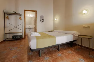 Cama o camas de una habitación en HOTEL Ávila Centro