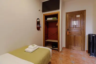 Cama o camas de una habitación en HOTEL Ávila Centro