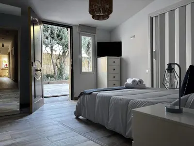 Cama o camas de una habitación en Finca Avellaneda