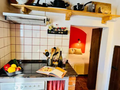 Una cocina o zona de cocina en Salto del Caballo