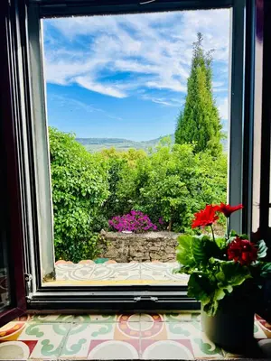 Paisaje cerca of this country house