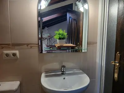 Un baño de Hostal El Rincón del Trillo