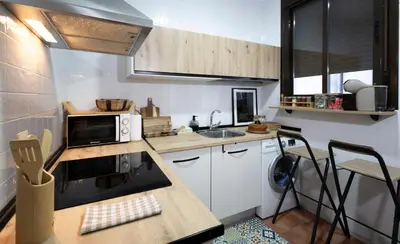 Una cocina o zona de cocina en Galarza Suite